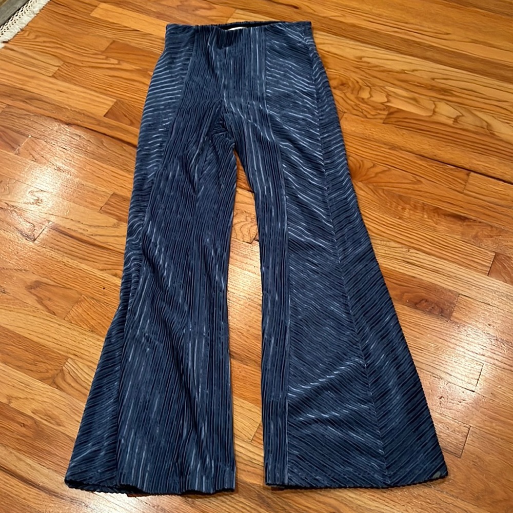 Free people velvet flares, size medium